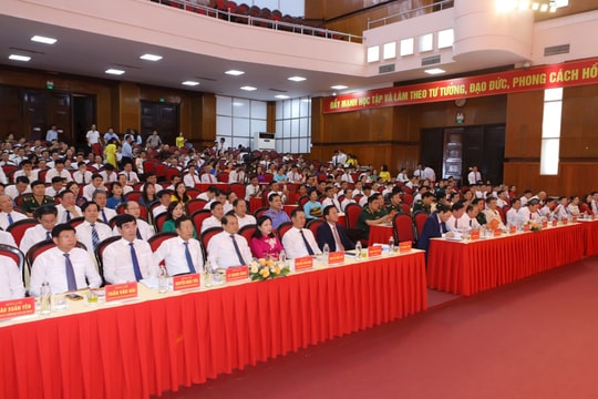 Thanh Hóa tổ chức Lễ kỷ niệm 75 năm ngày Chủ tịch Hồ Chí Minh ra Lời kêu gọi thi đua ái quốc