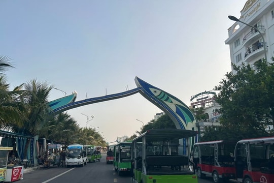 Kiểm tra tình trạng bát nháo xe điện ở Hải Tiến
