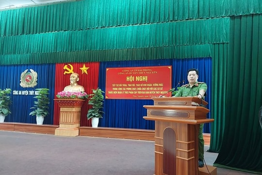 Đối thoại tháo gỡ khó khăn, vướng mắc trong công tác PCCC