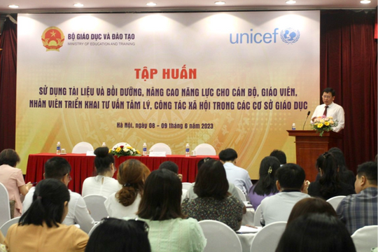 Hơn 21.000 giáo viên được tập huấn tư vấn tâm lý học đường