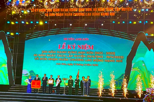 Nghệ An: Long trọng tổ chức Lễ kỷ niệm 200 năm danh xưng Anh Sơn