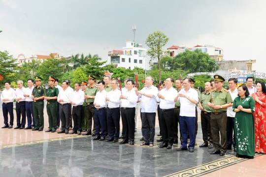 Dâng hương tưởng nhớ Tổng Bí thư Trường Chinh
