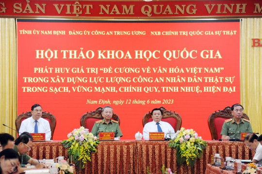 Phát huy giá trị Đề cương về Văn hóa Việt Nam trong xây dựng lực lượng Công an nhân dân