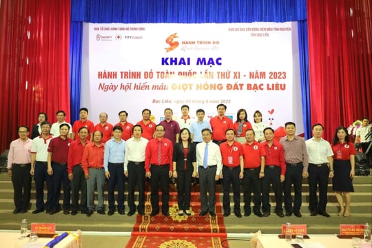 Hành trình Đỏ năm 2023 chính thức khai mạc tại tỉnh Bạc Liêu