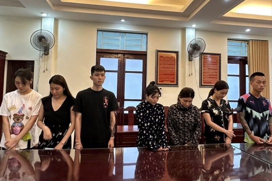 Bắt quả tang 7 thanh niên tổ chức sử dụng ma túy tại chung cư và phòng trọ