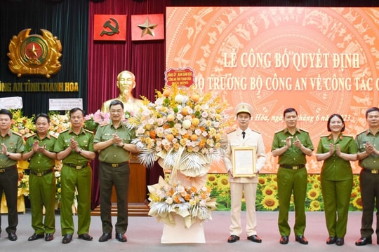 Thanh Hóa có tân Phó Giám đốc Công an tỉnh