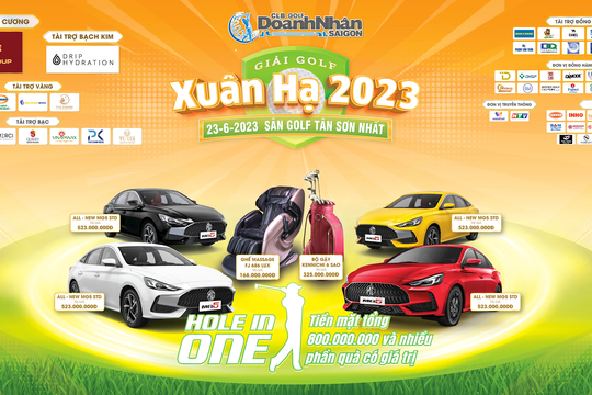 Giải Golf Xuân Hạ 2023 trở lại với phần thưởng tiền mặt lên đến 800 triệu đồng