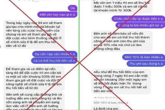 Giả danh luật sư hỗ trợ thu hồi tiền lừa đảo trên mạng xã hội