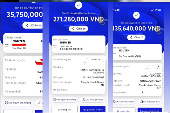 Lừa đảo làm thêm online, một phụ nữ mất gần nửa tỷ đồng