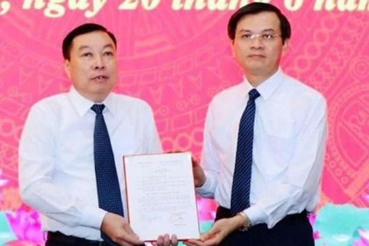 Ninh Bình: Điều động công tác Giám đốc Sở Tài nguyên và Môi trường