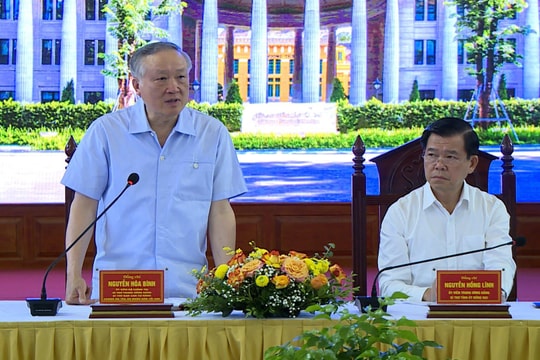 Ban cán sự đảng TANDTC làm việc với Tỉnh ủy Đồng Nai