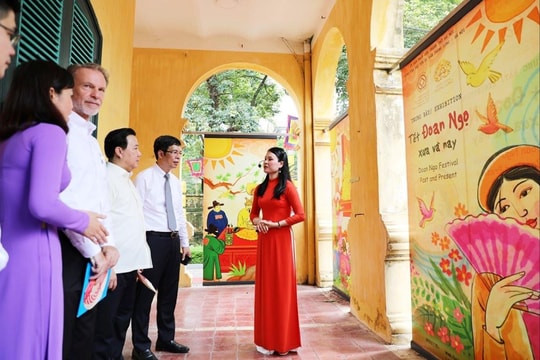 Tết Đoan Ngọ là hoạt động được tổ chức thường niên tại Khu di sản Hoàng thành Thăng Long
