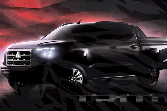 Mitsubishi Triton thế hệ mới lộ diện