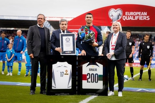 Ronaldo lập kỷ lục Guinness