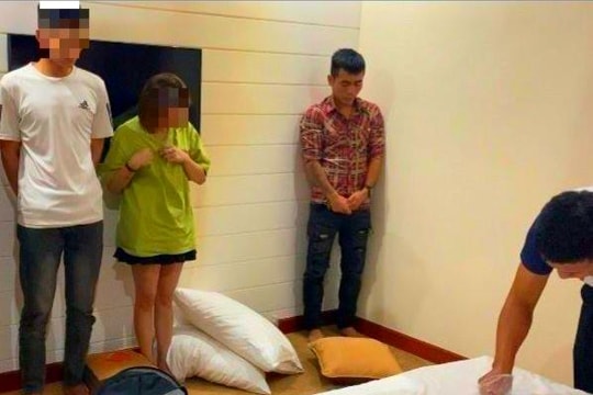 Bắt nhóm đối tượng sử dụng ma túy trong khách sạn