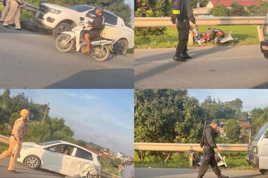 Ô tô mất lái gây tai nạn nghiêm trọng