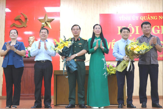 Bầu bổ sung 2 Ủy viên Ban Thường vụ Tỉnh ủy Quảng Ngãi
