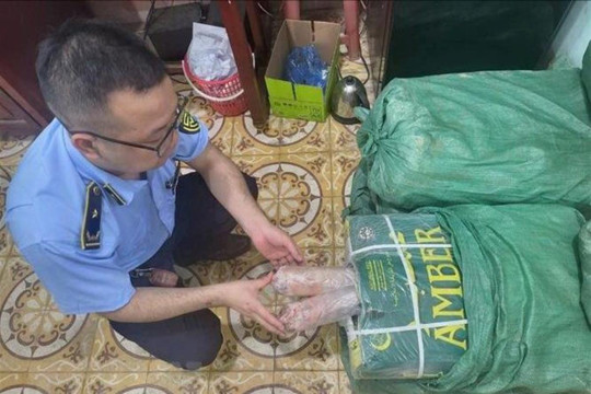 200kg đuôi bò bốc mùi hôi thối bị thu giữ