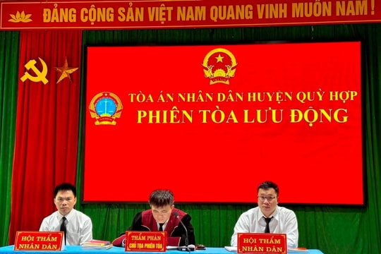 TAND huyện Quỳ Hợp xét xử lưu động 5 vụ án về ma túy