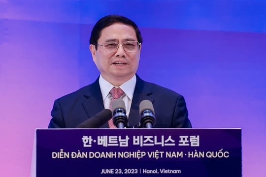 Thủ tướng: Kỳ vọng hợp tác kinh tế Việt Nam-Hàn Quốc đạt kết quả gấp 3, 4 lần hiện nay