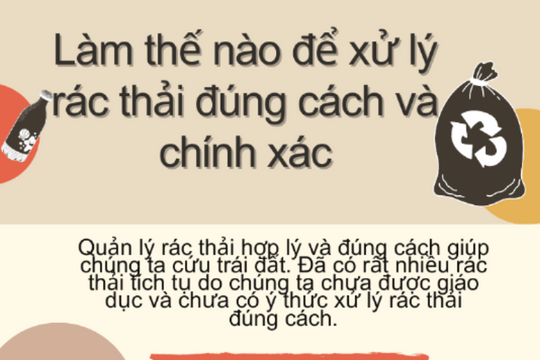 Làm thế nào để xử lý rác thải đúng cách và chính xác