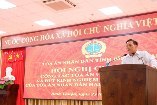TAND tỉnh Bình Thuận đảm bảo chất lượng xét xử, nâng cao cải cách tư pháp