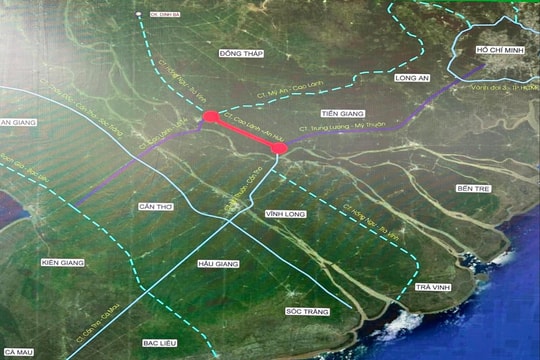 Khởi công xây dựng cao tốc Cao Lãnh - An Hữu giai đoạn 1