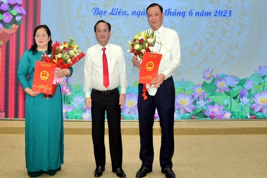 Bạc Liêu bổ nhiệm hai Giám đốc sở