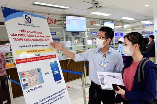 Cả nước có gần 12.500 cơ sở khám chữa bệnh bảo hiểm y tế bằng CCCD gắn chíp