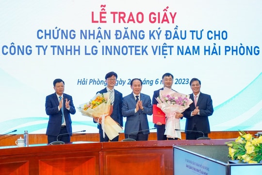 Hải Phòng thu hút thêm 1 tỷ USD từ LG Innotek Việt Nam