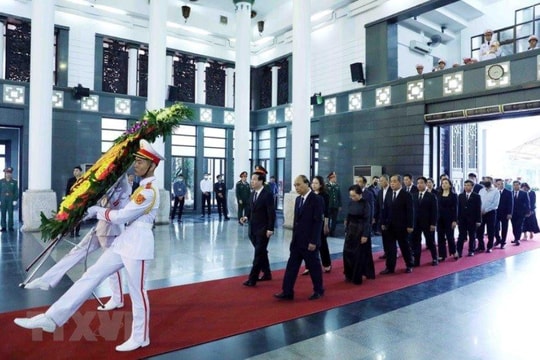 Lãnh đạo Đảng, Nhà nước dự Lễ tang nguyên Phó Thủ tướng Vũ Khoan