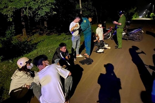 Bà Rịa - Vũng Tàu: Ngăn chặn nhóm thanh thiếu niên mang hung khí đi giải quyết mâu thuẫn