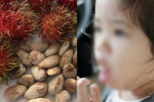 Nghệ An: Bé gái 9 tháng tuổi tử vong do bị hóc hạt chôm chôm