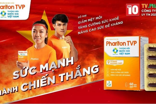 Thương hiệu Quốc gia Phariton TVP giữ vững sứ mệnh nâng cao sức khỏe Việt