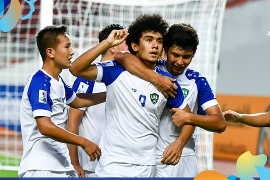 Tấm vé cuối cùng vào bán kết U17 châu Á thuộc về Uzbekistan