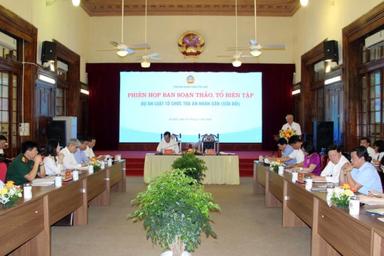 Họp Ban soạn thảo, Tổ biên tập Dự án Luật TAND (sửa đổi)