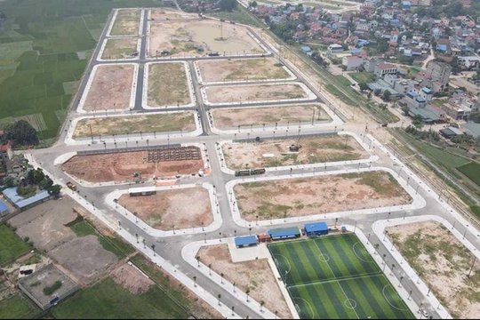 Hai nhóm khu vực tại Thái Nguyên không phân lô, bán nền