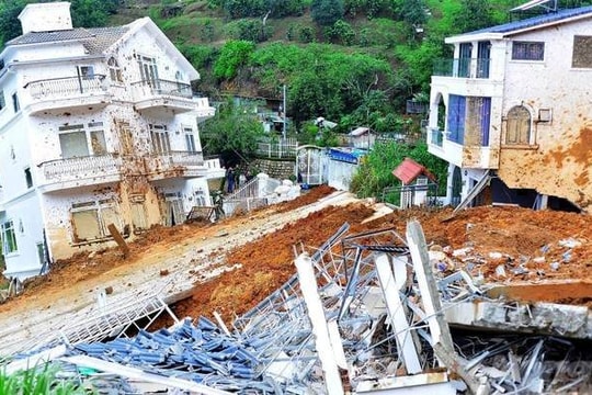 Sạt lở đất nghiêm trọng tại Đà Lạt khiến 2 nạn nhân tử vong