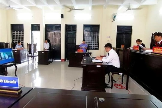 TAND hai cấp tỉnh Hậu Giang: Thường xuyên tổ chức các phiên tòa trực tuyến