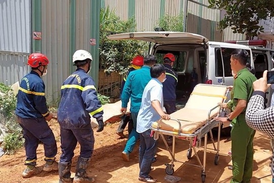 Lâm Đồng: Hai nạn nhân trong vụ sập bờ taluy đã được tìm thấy