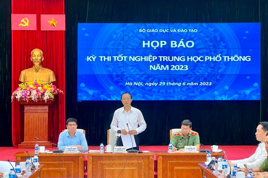 Bộ GD&ĐT: Chưa ghi nhận tiêu cực, gian lận có tổ chức trong kỳ thi tốt nghiệp