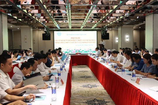 Hội nghị chia sẻ kinh nghiệm phát triển người tham gia BHXH, BHYT, BHTN năm 2023 và giai đoạn 2023-2025
