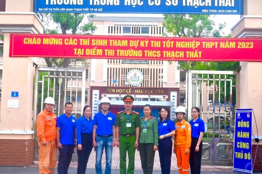 EVNHANOI đảm bảo cung cấp điện an toàn, ổn định tại các điểm thi tốt nghiệp THPT năm 2023