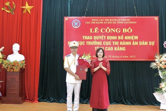 Bộ Tư pháp công bố nhân sự mới tại Cao Bằng