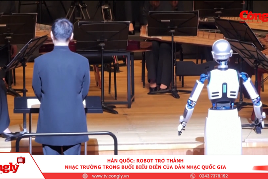 Hàn Quốc: Robot trở thành nhạc trưởng trong buổi biểu diễn của Dàn nhạc Quốc gia
