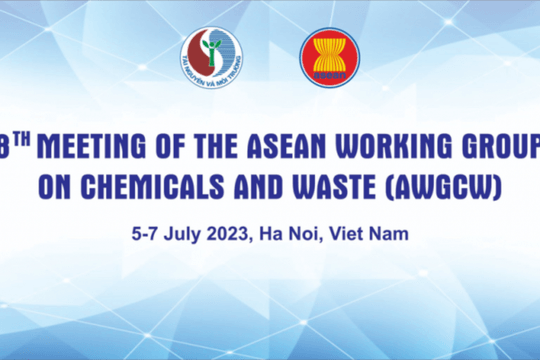 Hội nghị Nhóm công tác ASEAN về hóa chất và chất thải sẽ diễn ra tại Hà Nội