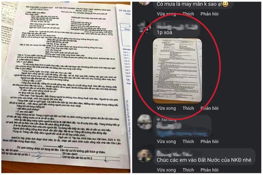 3 người liên quan vụ lọt đề thi Ngữ văn tốt nghiệp THPT 2023