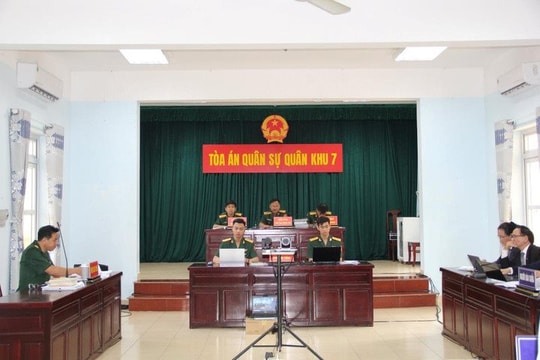 Dự thảo quy định về thẩm quyền xét xử của Tòa án quân sự