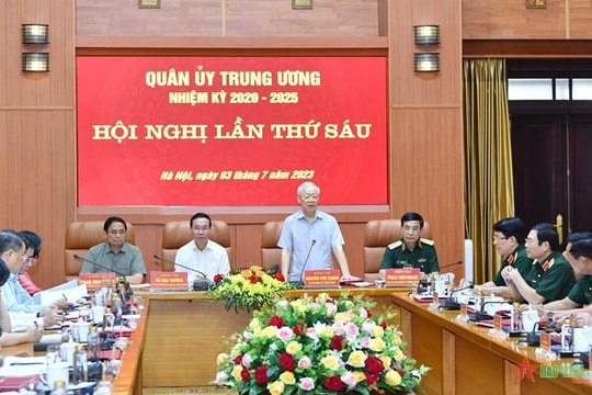 Tổng Bí thư Nguyễn Phú Trọng chủ trì Hội nghị Quân ủy Trung ương lần thứ 6