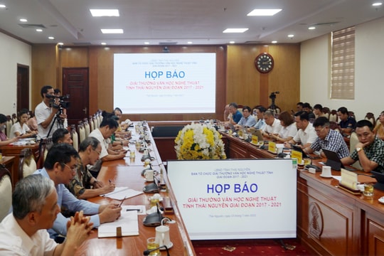 Thái Nguyên: Xét trao giải thưởng những tác phẩm văn học nghệ thuật lần đầu được công bố